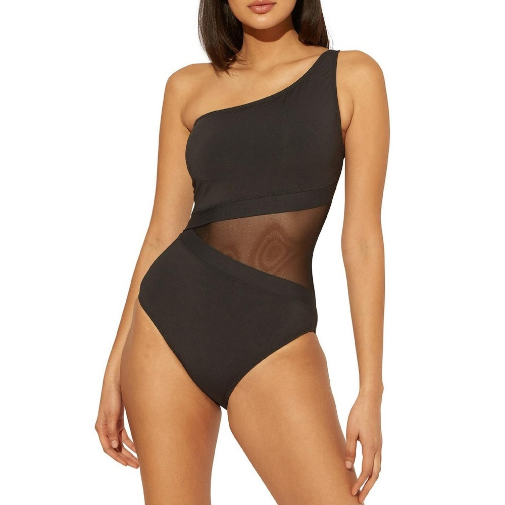 Black One piece Swimsuit